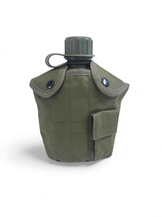 Military-Style Olive Drab Canteen 0.84 Quart/800ml